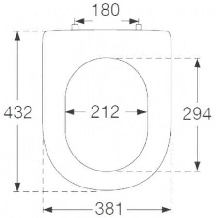 Сиденье Villeroy&Boch SUBWAY 2.0 9M78S101 хром