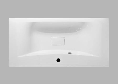 Раковина из искусственного мрамора,900x450x150 Белый BB900/450-LV-MR-PR