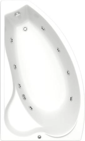 Ванна Bas Николь 170x100 без гидромассажа левая