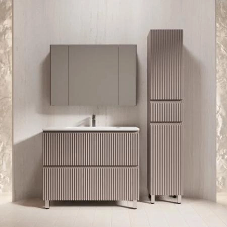 Колонна Style Line "Марокко" 36, ЛС-00002518 напольная  универсальная, 1ящ, ПЛЮС, ЭМАЛЬ, тауп темный