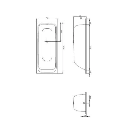 Ванна BetteSelect 3411-000 170х70 стальная