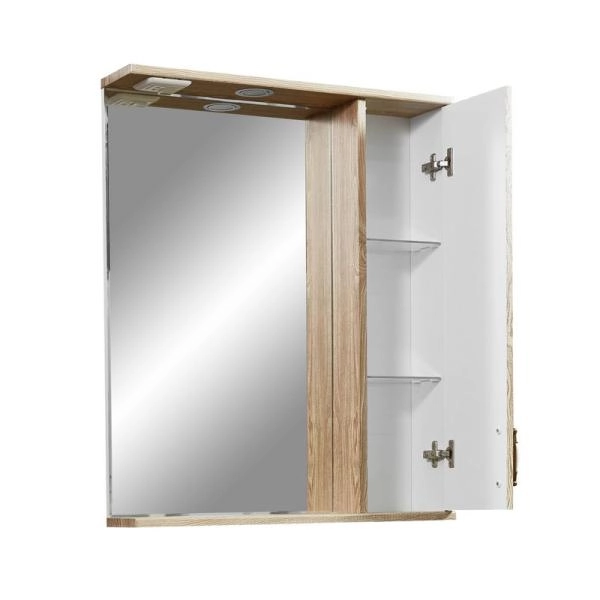 Зеркало-шкаф Stella Polar Кармела 65/С, карпатская ель