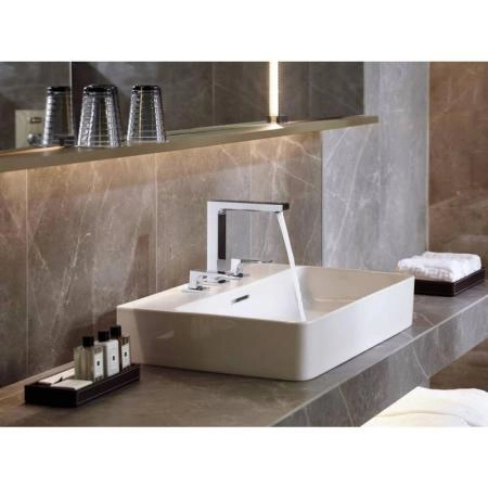 Hansgrohe 32515000 Metropol Смеситель для раковины 159, на 3 отв., Push-Open, хром