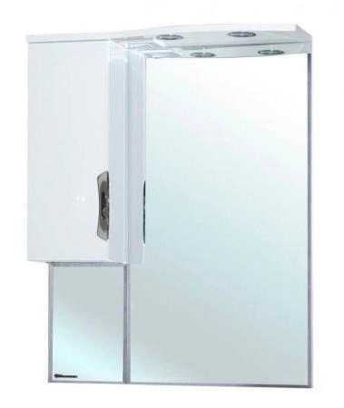 Зеркало-шкаф Bellezza Лагуна 65 L с подсветкой белый