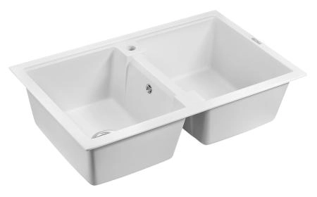 Кухонная мойка Paulmark ZWILLING PM238150-WH белый 810х500 кварцевая