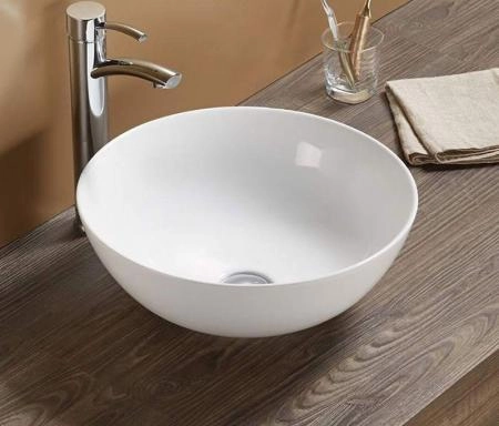 Раковина Ceramalux Серия N 104MW 41.5x41.5 на столешницу цвет белый матовый