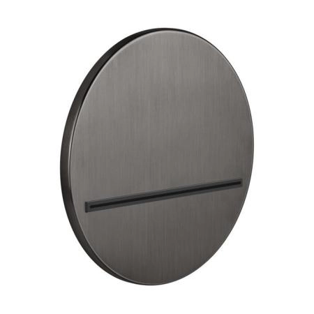 Gessi Venti20 Излив настенный Ø20.7см., каскадный, цвет: Black Metal Brushed PVD