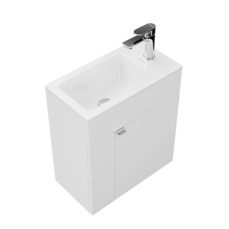 Тумба Kerama Marazzi LATO ЛАТО LAT.50.1\WHT подвесная 50 с дверцей, белый глянцевый