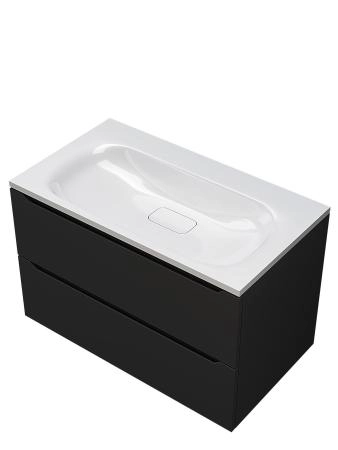 Раковина Uperwood Sunrise Rsunrise80wg0 80 см белая глянцевая без отверстия под смеситель