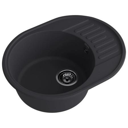 Кухонная мойка GranFest QUARZ 58, черный