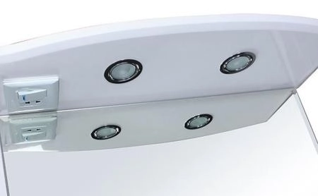Зеркало-шкаф Bellezza Балтика 90 L с подсветкой белый