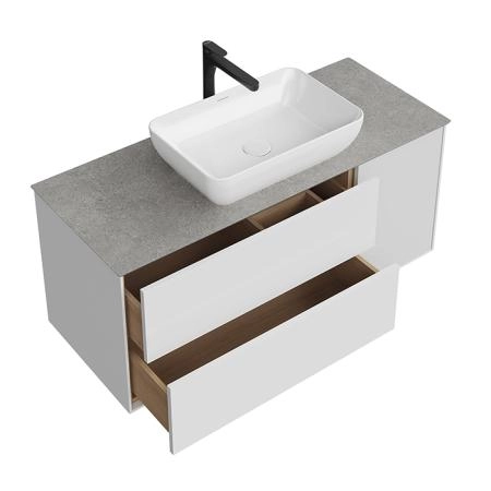 Тумба Kerama Marazzi PLAZA MODERN ПЛАЗА МОДЕРН PLB.M.120.3\WHT.V подвесная 120 белый 3 ящика