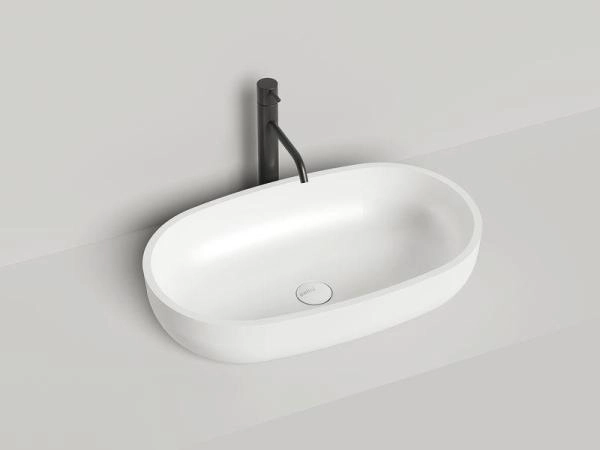 Раковина Salini GLORIA 05 S-Stone матовая 64x39 1102205M накладная