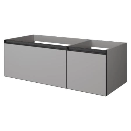 QUATRO 2 120см (80+40) тумба Boheme LUNA профиль ANTHRACITE с подсветкой внутри 790-M2-120-L-A-LED