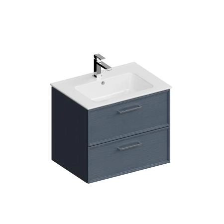 Тумба Kerama Marazzi PIANO CLASSIC ПИАНО КЛАССИК PIA.CL.65\BLU.M подвесная 65 см, 2 ящика, ясень синий матовый