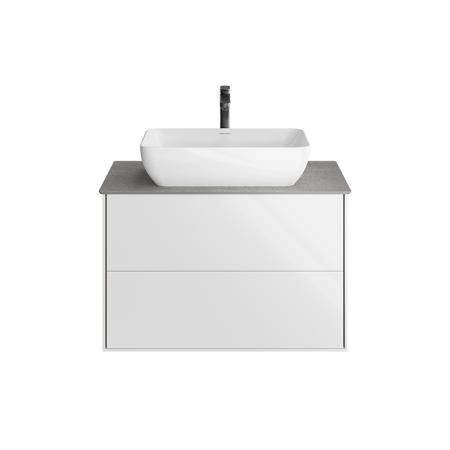 Тумба Kerama Marazzi PLAZA MODERN ПЛАЗА МОДЕРН PLB.M.80.2\WHT.V подвесная 80 белый 2 ящика