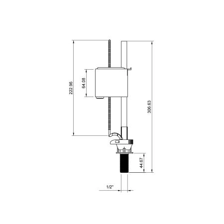 Клапан наполнительный BERGES Eko 30841