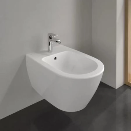Villeroy&Boch Subway 2.0 Биде подвесное 37.5х56.5х28см., 1 отв., цвет: альпийский белый