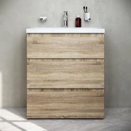 Тумба под раковину напольная AM.PM Gem S M91FSX0752OF светлый дуб