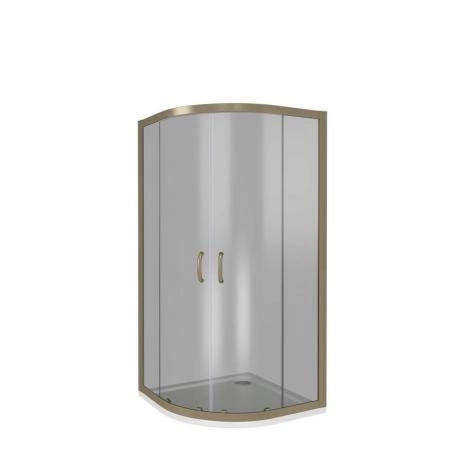 Душевой уголок GOOD DOOR JAZZE R-80-B-BR 80x80 тонированное
