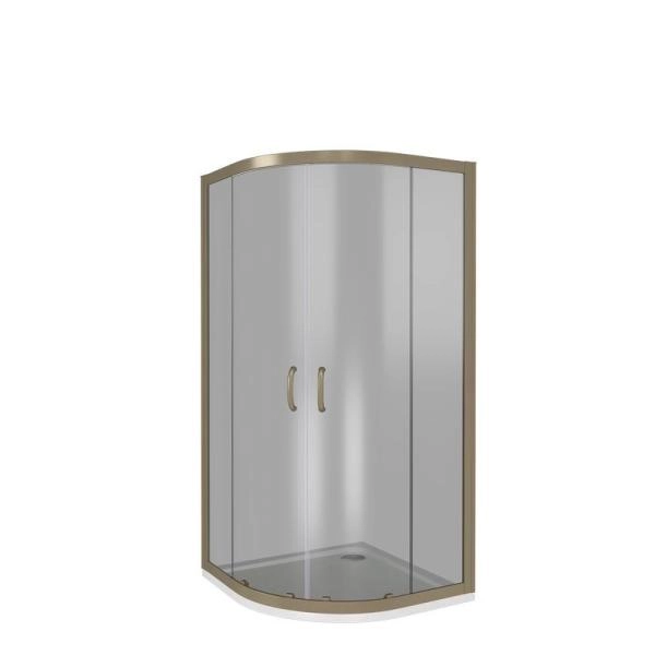 Душевой уголок GOOD DOOR JAZZE R-80-B-BR 80x80 тонированное