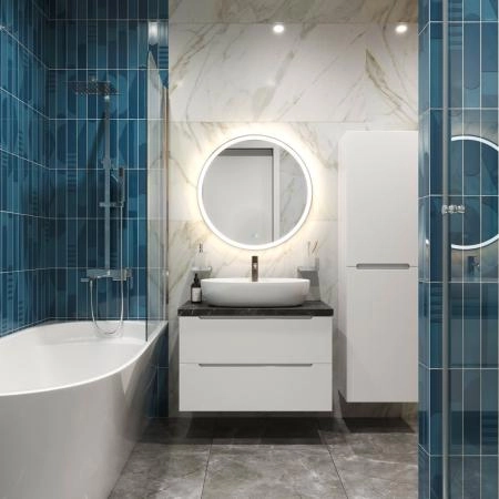 Тумба под раковину Belbagno ETNA-1000-2C-SO-BL-P Bianco Lucido 100 см