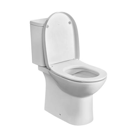 Roca Debba Round Унитаз моноблок 35x65см, безободковый, универсальный выпуск, цвет: белый