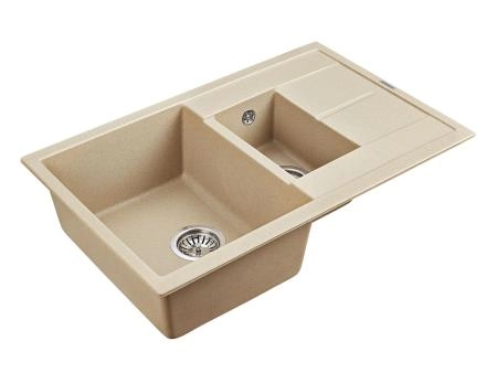 Мойка для кухни Paulmark FESTE, PM237850-QU, кварц, 775х495 мм