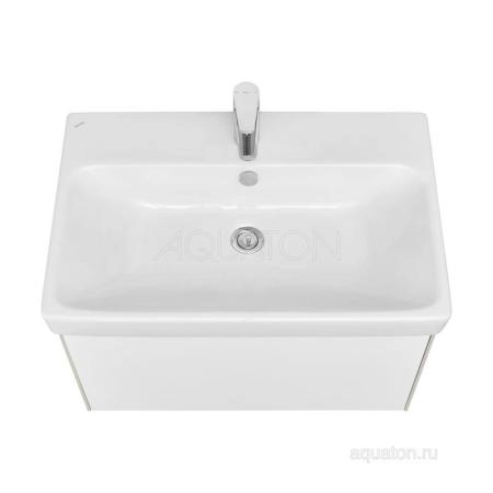 Тумба под раковину AQUATON Асти 70 белый глянец 1A263001AXD70