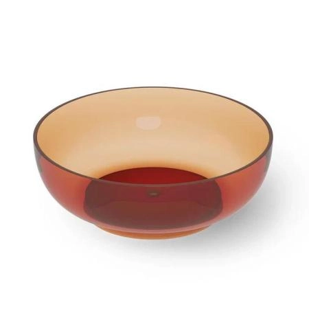 Dea Design Round Ванна 150х150х52см., отдельностоящая, Glasstech, прозрачная смола, цвет: Sunset R1