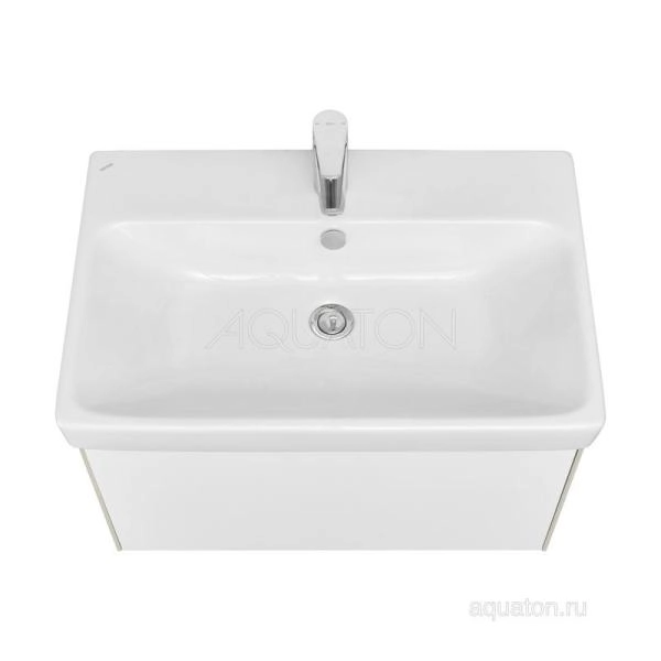 Тумба под раковину AQUATON Асти 70 белый глянец 1A263001AXD70