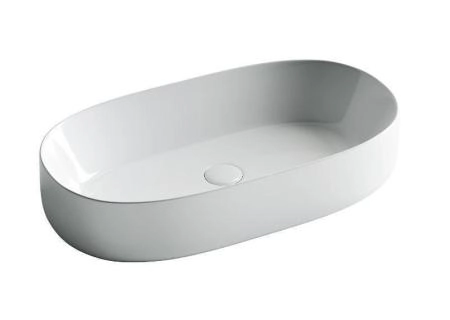 Умывальник чаша накладная овальная Element 675x350x140мм