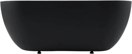 Акриловая ванна Aquanet Delight 170x78 черный матовый