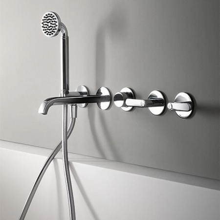 Fantini Icona Deco Смеситель для ванны, встраиваемый, цвет: хром
