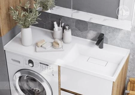 Тумба под раковину AQUATON Лондри 60 Дуб Сантана без фасада 1A266901LH0C0