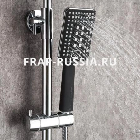 Душевая система Frap H57 F2457 для ванны, цвет черный хром