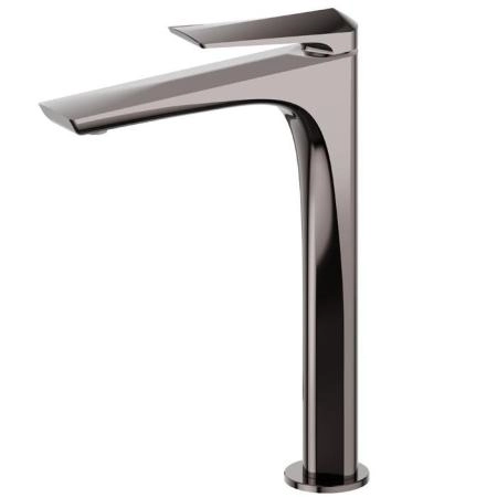 Newform Delta Zero Смеситель для раковины, 1 отв., высокий, цвет: PVD gun metal