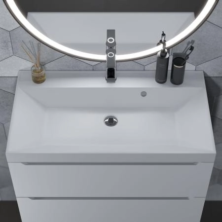 Раковина для ванной Uperwood Classic 80 см, матовая