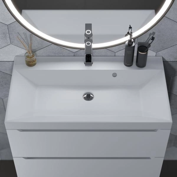 Раковина для ванной Uperwood Classic 80 см, матовая