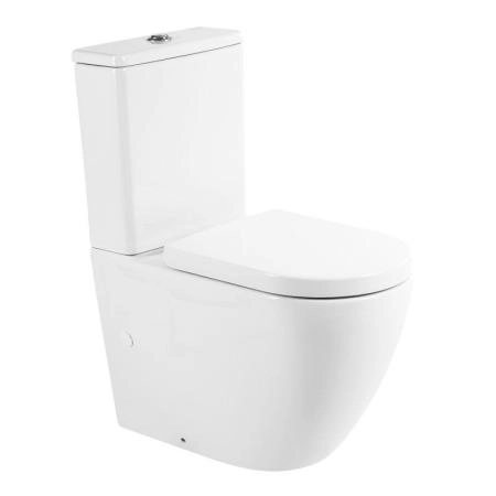 Унитаз безободковый Belbagno SFERA-R BB2141CPR напольный (бачок/сиденье отдельно)