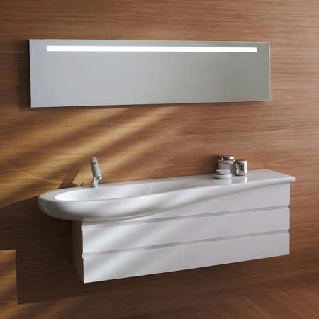 Laufen Alessi One Раковина 120х50х16.5 см, 1 отв., покрытие LCC, цвет: белый