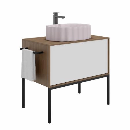 Раковина Kerama Marazzi CONCHIGLIA КОНКИЛЬЯ CC.wb.50\MAL накладная 50, мальва матовая
