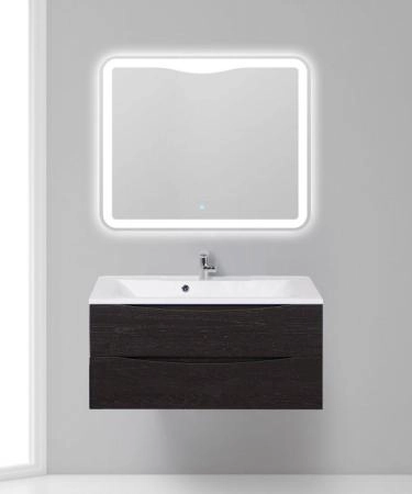 Тумба под раковину Belbagno MARINO Bianco Opaco подвесная 1000x445x500 MARINO-1000-2C-SO-BO-P