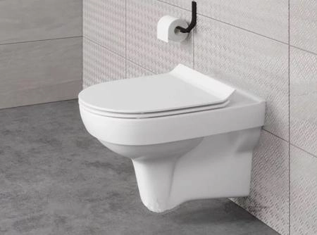 Унитаз Cersanit S-MZ-CITY-COn-S-DL-w CITY NEW CLEAN ON белый подвесной безободковый , сидение дюропласт тонкое микролифт