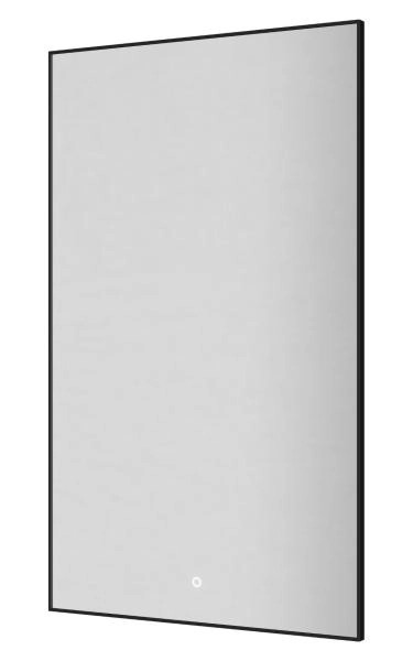 Вертикальное Зеркало Boheme мет. рама, подсв., сенсор, антизапотевание, 100*60, BLACK 569-B