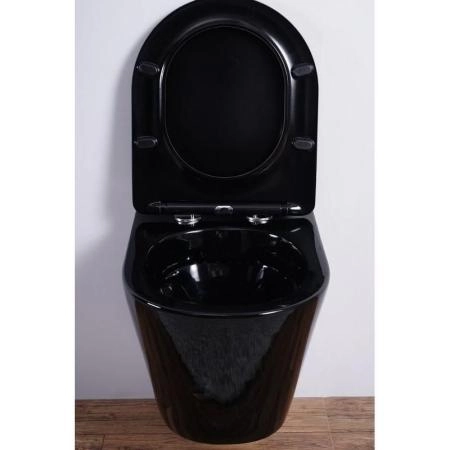 Унитаз Esbano CLAVEL (Black) подвесной безободковый микролифт