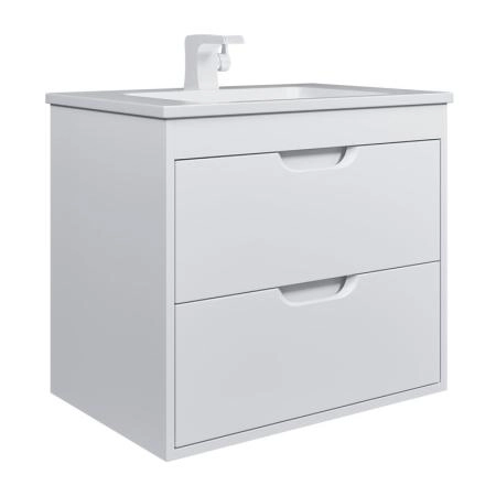 Тумба под раковину для ванной Uperwood Modul 65 см, подвесная, матовая, белая
