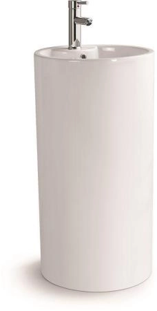 Раковина SantiLine SL-4003 46x44 напольный керамическая Белый