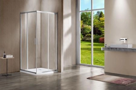Душевой уголок Vincea Garda VSS-1G900CL, 900*900, хром, стекло прозрачное
