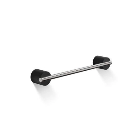 Decor Walther Black Stone HTE30 Полотенцедержатель 30см, цвет: черный матовый / сталь матовая